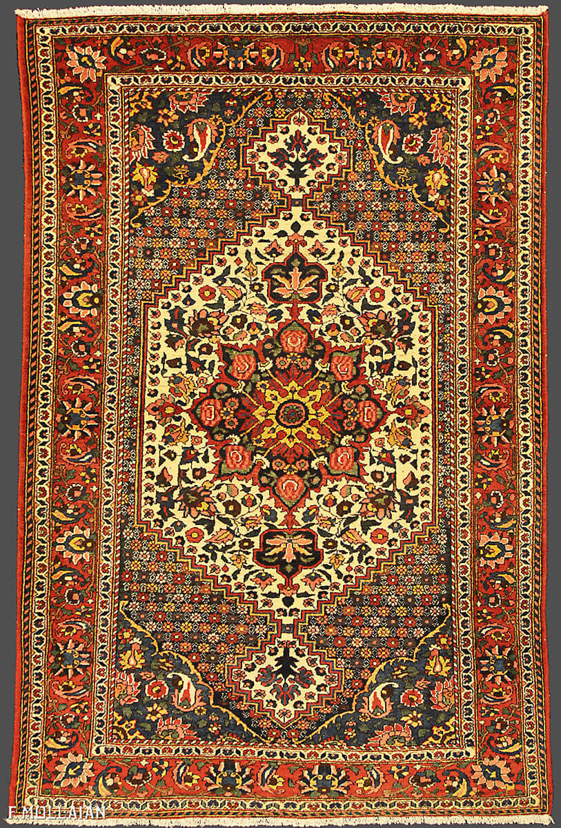 Antique Persian Bakhtiari Saman Rug n°:23905162